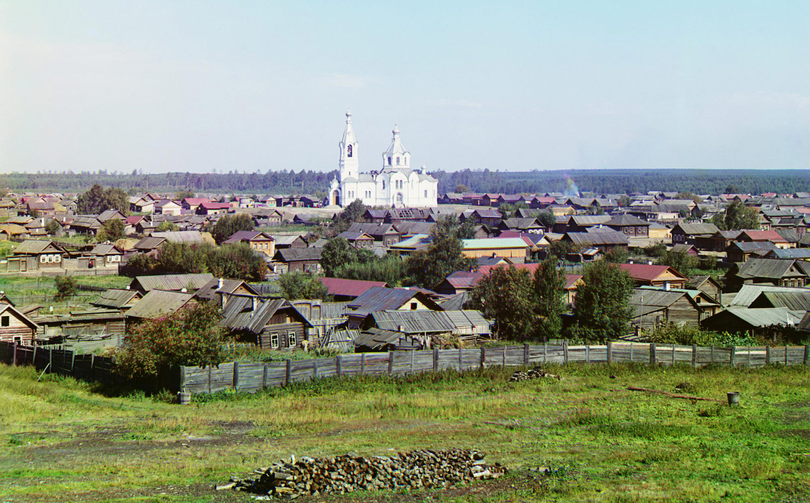 Заводские поселения Верх-Исетского завода, Никольская церковь, 1909-1910